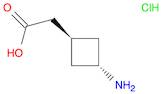 trans-(3-Aminocyclobutyl)acetic acid hydrochloride