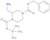 4-BENZYL 1-TERT-BUTYL 2-(AMINOMETHYL)PIPERAZINE-1,4-DICARBOXYLATE