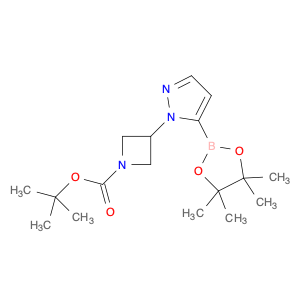 tert-butyl 3-[5-(tetramethyl-1,3,2-dioxaborolan-2-yl)-1H-pyrazol-1-yl]azetidine-1-carboxylate