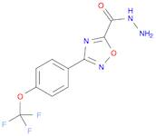 3-(4-(trifluoromethoxy)phenyl)-1,2,4-oxadiazole-5-carbohydrazide