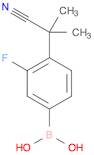 4-(1-Cyano-1-methylethyl)-3-fluorophenylboronic acid