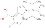 {5-Fluoro-1-[tris(propan-2-yl)silyl]-1H-indol-4-yl}boronic acid