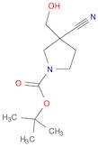 tert-butyl 3-cyano-3-(hydroxymethyl)pyrrolidine-1-carboxylate