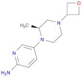 5-[(2S)-2-methyl-4-(oxetan-3-yl)piperazin-1-yl]pyridin-2-amine