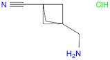 3-(aminomethyl)bicyclo[1.1.1]pentane-1-carbonitrile;hydrochloride