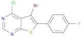 5-bromo-4-chloro-6-(4-fluorophenyl)thieno[2,3-d]pyrimidine
