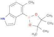 5-methyl-4-(tetramethyl-1,3,2-dioxaborolan-2-yl)-1H-indole