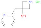 3-(2-pyridylmethyl)azetidin-3-ol;hydrochloride