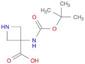 3-{[(tert-butoxy)carbonyl]amino}azetidine-3-carboxylic acid