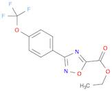 ethyl 3-[4-(trifluoromethoxy)phenyl]-1,2,4-oxadiazole-5-carboxylate