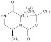 tert-butyl (2S,6S)-2,6-dimethyl-3-oxo-piperazine-1-carboxylate