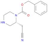 benzyl (2R)-2-(cyanomethyl)piperazine-1-carboxylate
