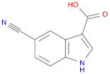1H-Indole-3-carboxylic acid, 5-cyano-