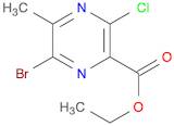 ethyl 6-bromo-3-chloro-5-methyl-pyrazine-2-carboxylate