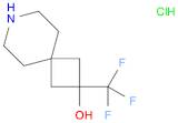 2-(trifluoromethyl)-7-azaspiro[3.5]nonan-2-ol;hydrochloride