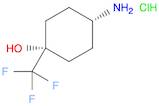 cis-4-amino-1-(trifluoromethyl)cyclohexanol;hydrochloride