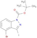 tert-butyl 4-bromo-3-iodo-indazole-1-carboxylate