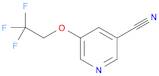 5-(2,2,2-trifluoroethoxy)pyridine-3-carbonitrile