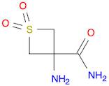 3-amino-1,1-dioxo-thietane-3-carboxamide