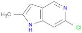 6-chloro-2-methyl-1H-pyrrolo[3,2-c]pyridine
