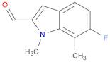 6-fluoro-1,7-dimethyl-1H-indole-2-carbaldehyde