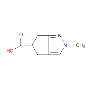 2-methyl-2H,4H,5H,6H-cyclopenta[c]pyrazole-5-carboxylic acid