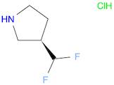 (3R)-3-(difluoromethyl)pyrrolidine hydrochloride