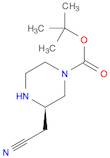 tert-butyl (3R)-3-(cyanomethyl)piperazine-1-carboxylate