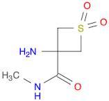 3-amino-N-methyl-1,1-dioxo-thietane-3-carboxamide