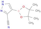 4-(Tetramethyl-1,3,2-dioxaborolan-2-yl)-1H-pyrazole-3-carbonitrile