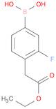 4-(Ethoxycarbonylmethyl)-3-fluorophenylboronic acid