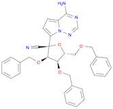 (2R,3R,4R,5R)-2-(4-aminopyrrolo[2,1-f][1,2,4]triazin-7-yl)-3,4-dibenzyloxy-5-(benzyloxymethyl)tetrahydrofuran-2-carbonitrile