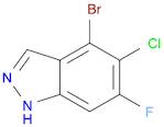 4-bromo-5-chloro-6-fluoro-1H-indazole