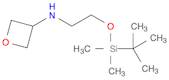 N-[2-[tert-butyl(dimethyl)silyl]oxyethyl]oxetan-3-amine