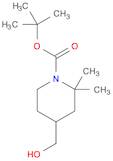 tert-butyl 4-(hydroxymethyl)-2,2-dimethyl-piperidine-1-carboxylate