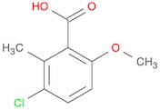 3-chloro-6-methoxy-2-methylbenzoic acid