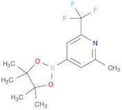 2-methyl-4-(4,4,5,5-tetramethyl-1,3,2-dioxaborolan-2-yl)-6-(trifluoromethyl)pyridine