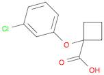 1-(3-chlorophenoxy)cyclobutane-1-carboxylic acid