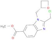 methyl 2-(chloromethyl)-3-[[(2S)-oxetan-2-yl]methyl]benzimidazole-5-carboxylate