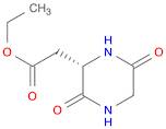 ethyl 2-[(2S)-3,6-dioxopiperazin-2-yl]acetate