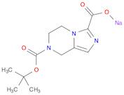 sodium 7-(tert-butoxycarbonyl)-5,6,7,8-tetrahydroimidazo[1,5-a]pyrazine-3-carboxylate