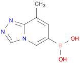 {8-Methyl-[1,2,4]triazolo[4,3-a]pyridin-6-yl}boronic acid