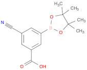3-Cyano-5-(4,4,5,5-tetramethyl-1,3,2-dioxaborolan-2-yl)benzoic acid