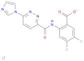 Benzoic acid, 4,5-difluoro-2-[[[6-(1H-imidazol-1-yl)-3-pyridazinyl]carbonyl]amino]-, lithium salt (1:1)