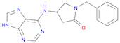 1-(phenylmethyl)-4-(9H-purin-6-ylamino)-2-Pyrrolidinone