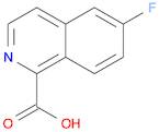 6-Fluoro-1-isoquinolinecarboxylic acid