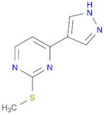 2-(Methylthio)-4-(1H-pyrazol-4-yl)pyrimidine