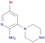 5-Bromo-3-(piperazin-1-yl)pyridin-2-amine