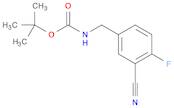 tert-Butyl 3-cyano-4-fluorobenzylcarbamate