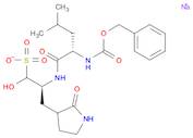(βS)-α-Hydroxy-β-[[(2S)-4-methyl-1-oxo-2-[[(phenylmethoxy)carbonyl]amino]pentyl]amino]-2-oxo-3-pyrrolidinepropanesulfonic acid sodium salt